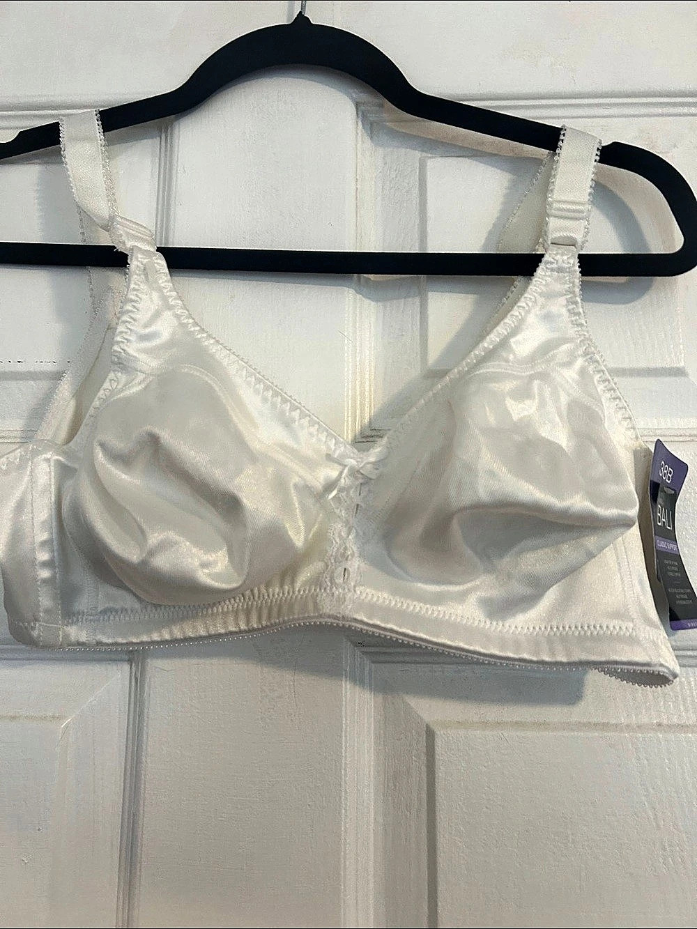 NWT Bali Beauty by Bali Classic Support Wirefree Bra White 38B